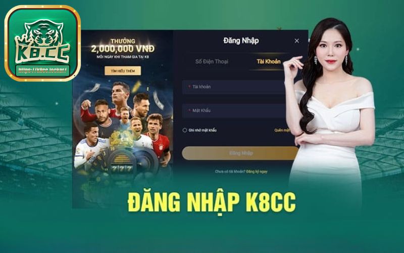 3 Bước đăng nhập K8CC nhanh nhất cho cược thủ